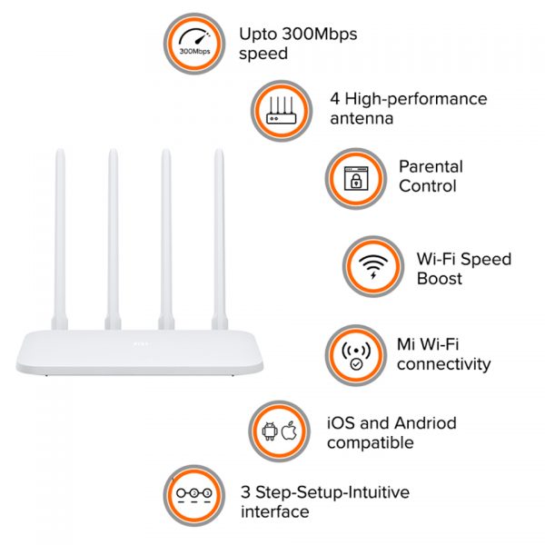 Xiaomi Mi Router 4C (White) - GLOBAL VERSION