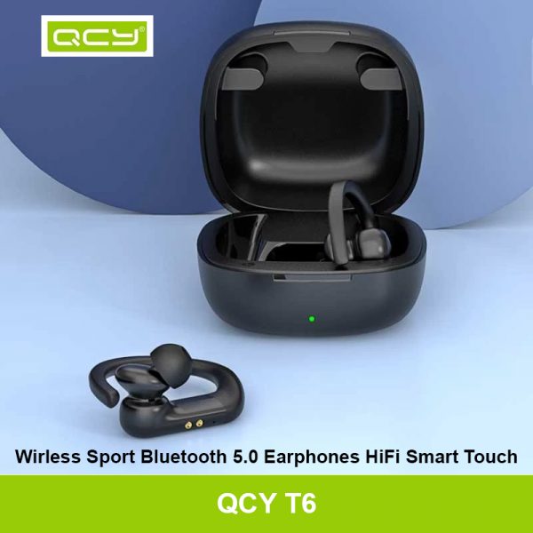QCY T6 TWS Bluetooth Headset 5.0 in-ear Touch Control Headset with Microphone