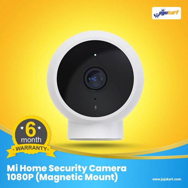Mi Home Security Camera 1080P (Magnetic Mount) - resolution 1080p / 20fps, WiFi 2.4GHz, 170° horizontal view, night vision - 940nm LEDs, waterproof and dustproof - IP65 - can be used outdoors. Magnetic holder and round body - manual rotation, motion detection
