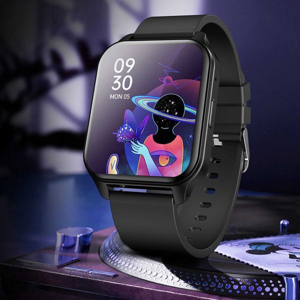 Purple Alpha Smartwatch With Bluetooth Call,1 Year Replacement Warranty,Display: 1.69 HD IPS Fullscreen 240 * 280
