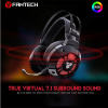 FANTECH HG11 7.1 SURROUND SOUND USB PC STEREO GAMING HEADSET WITH MICROPHONE VOLUME-CONTROL RGB LED LIGHT